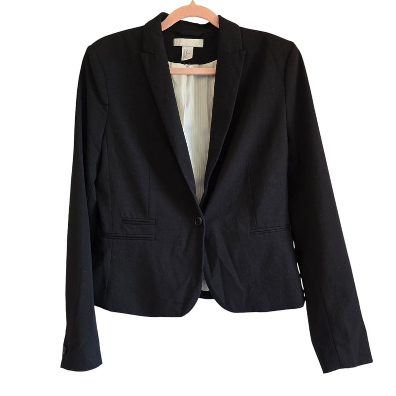 Load image into Gallery viewer, H&amp;M Tuxedo Style Single Button Blazer, 8
