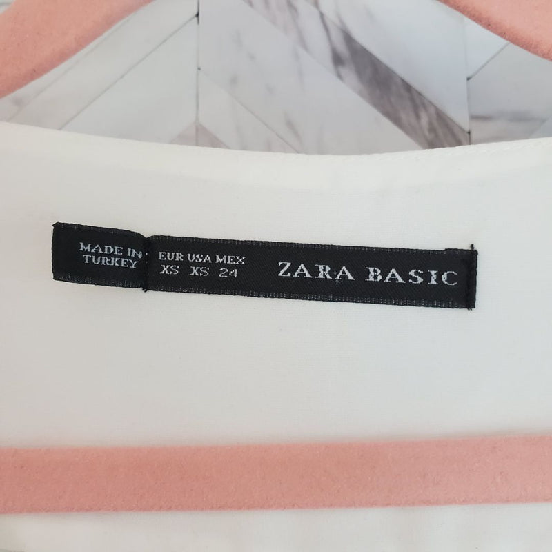 Load image into Gallery viewer, Zara Sheer White Blouse, Sz XS
