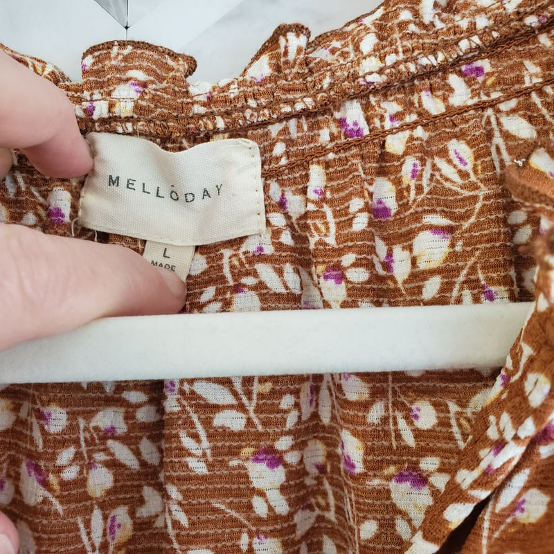 Load image into Gallery viewer, Anthropologie Melloday flutter sleeve, sz Large
