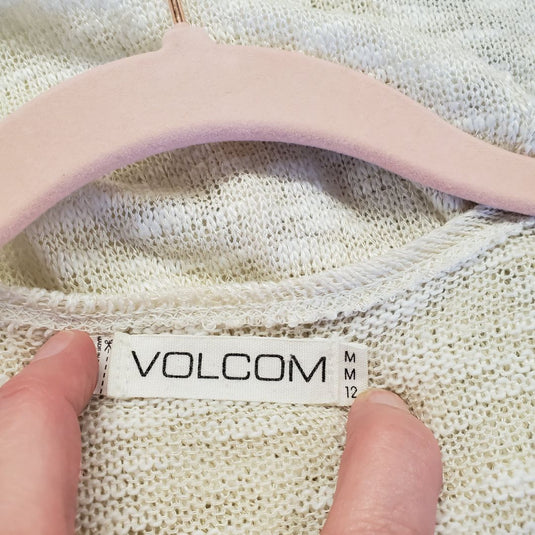 Volcom Cream Open Cardi, Medium