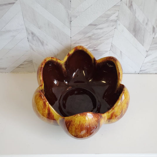 Blue Mountain Pottery Vintage BMP Lotus Planter