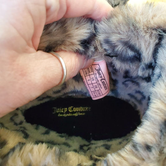 Juicy Couture New Fluffy Slipper Boots, 9