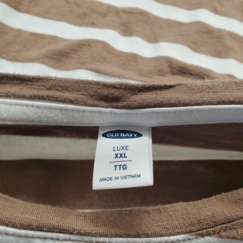 Load image into Gallery viewer, Old Navy Striped Long Sleeve Tee, 2XL
