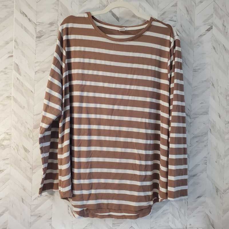 Load image into Gallery viewer, Old Navy Striped Long Sleeve Tee, 2XL
