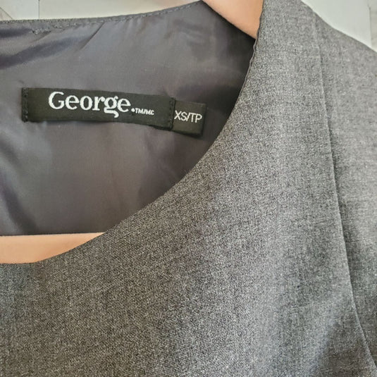 George Grey Sheath Dress, Sz XS