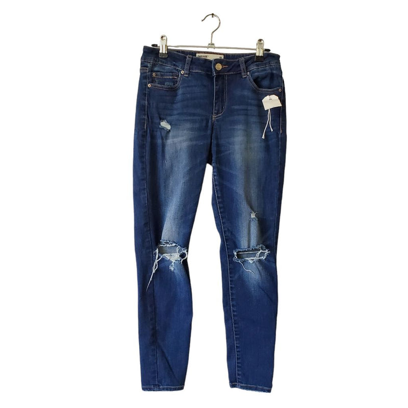 Load image into Gallery viewer, Garage, Distressed Jeans, Sz 7 Blue
