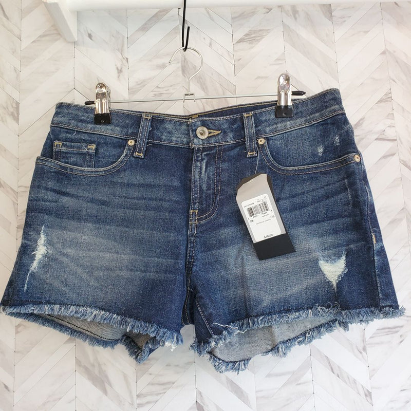 Load image into Gallery viewer, Guess *NEW Denim Cut Offs, Sz 28
