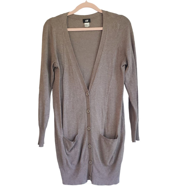 Load image into Gallery viewer, H&amp;M Tunic Cardigan, Sz XS
