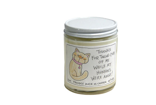 Serendipity Candles Thanks For Taking Care of Me - Cat Sitter, 6oz tumbler